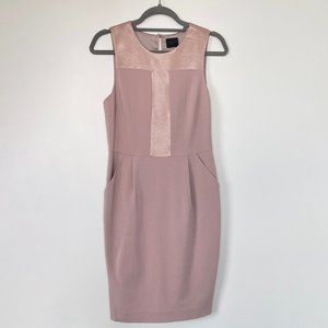 Pure Navy | NWOT mini dress in dusty rose with pockets